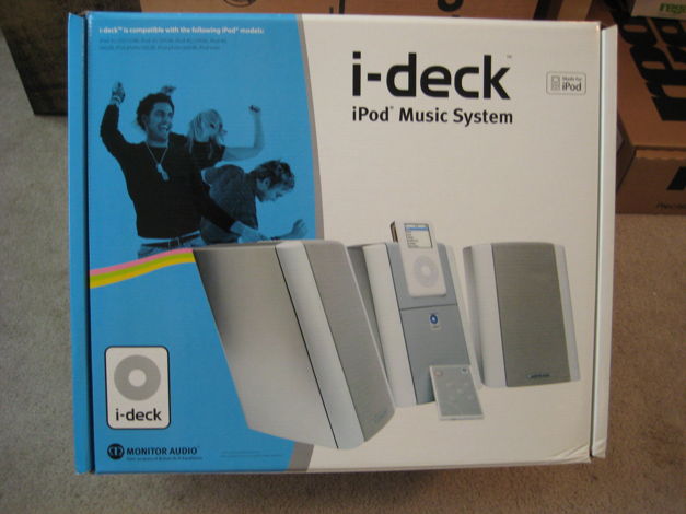 Monitor Audio i-deck ipod player & dock w/modular speak...