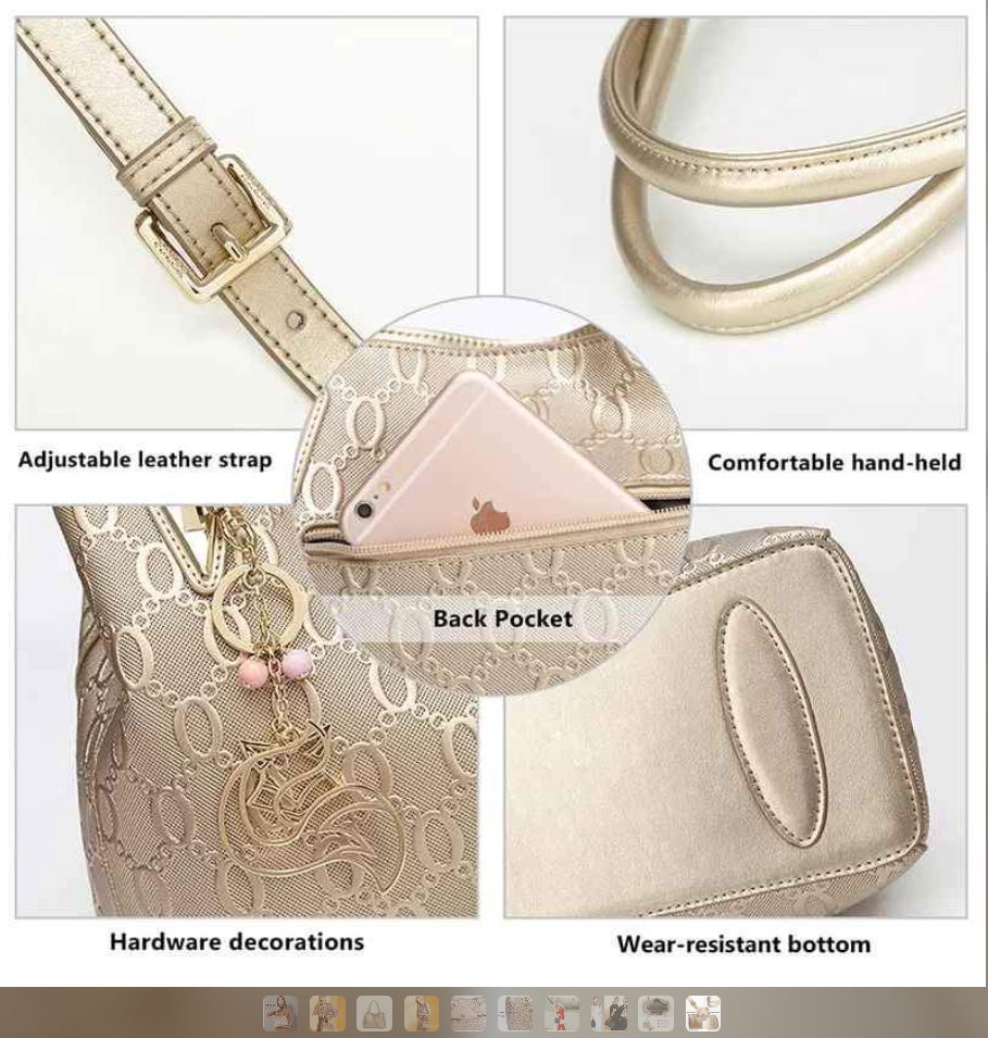 Women crossbody shoulder bag - Image 10