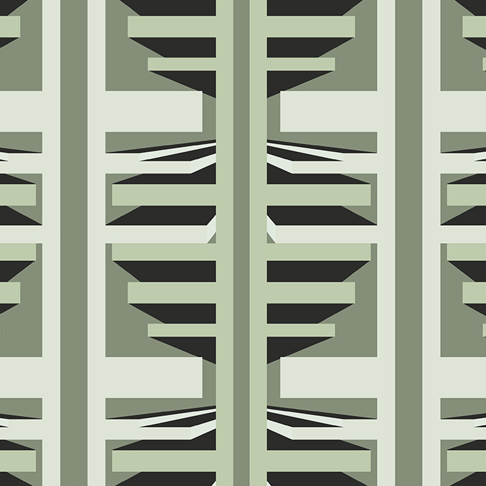 green funky geometric wallpaper pattern image