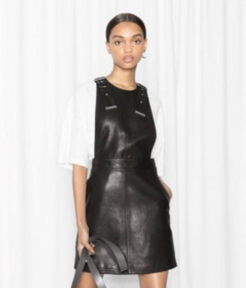 Cadelle Leather Black Dress Style Inspo