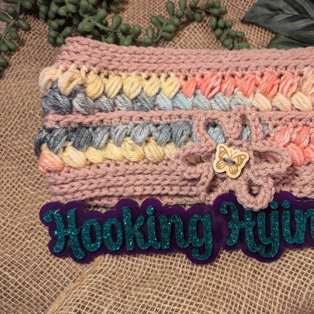 Braided Blossom Ear Warmer