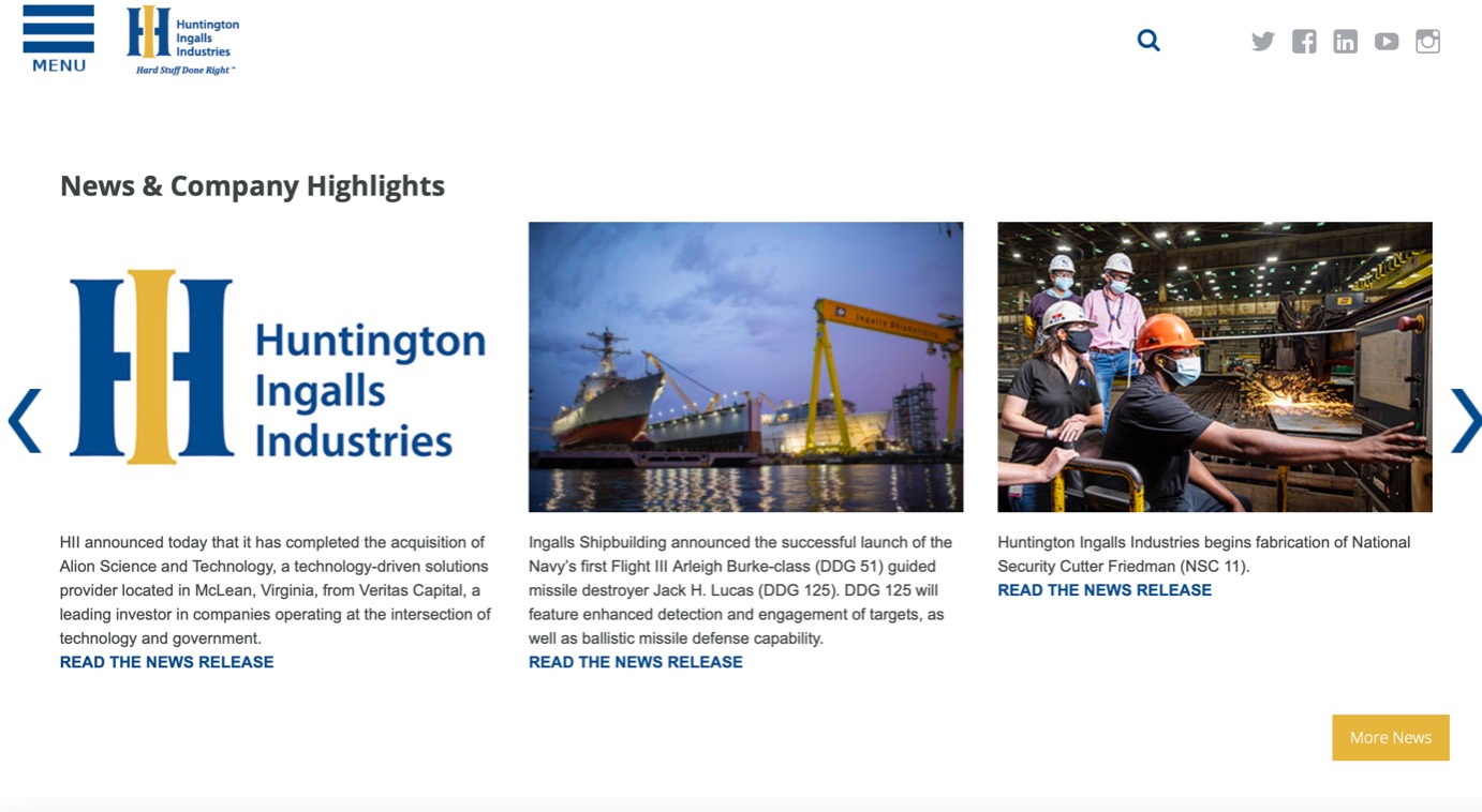 Huntington Ingalls Industries Careers Arc