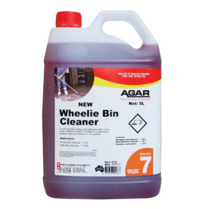 Agar Wheelie Bin Cleaner Concentrate Detergent 5L