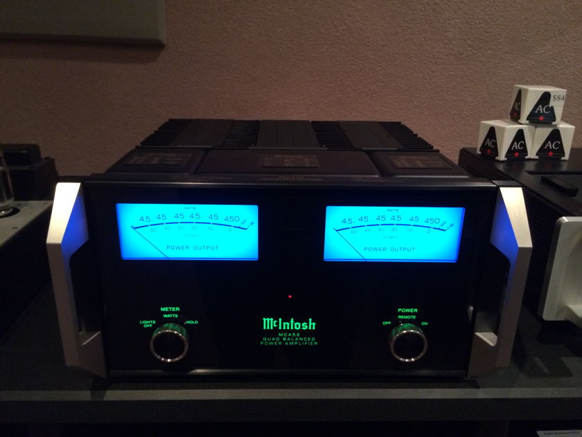 McIntosh MC452 Like New, Only 4 Months Old! 450 Watts x 2 AGS-10