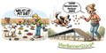 VierBeinerGlück Cartoon "Agility-Training Drops"