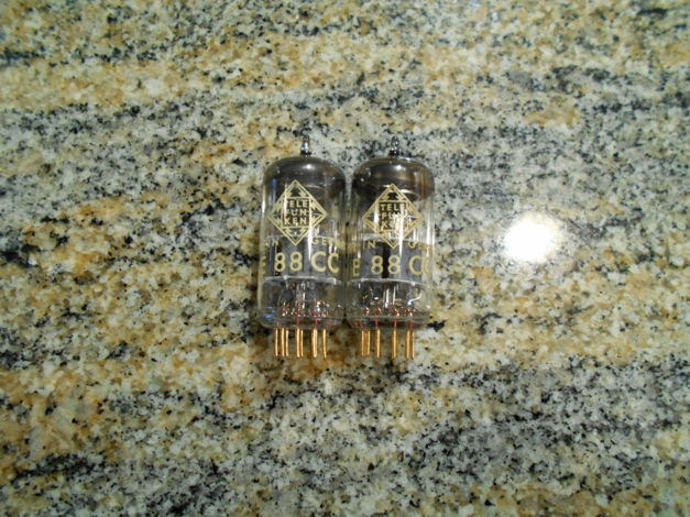 Telefunken E88CC / 6922 Upscale Audio Platinum grade pair