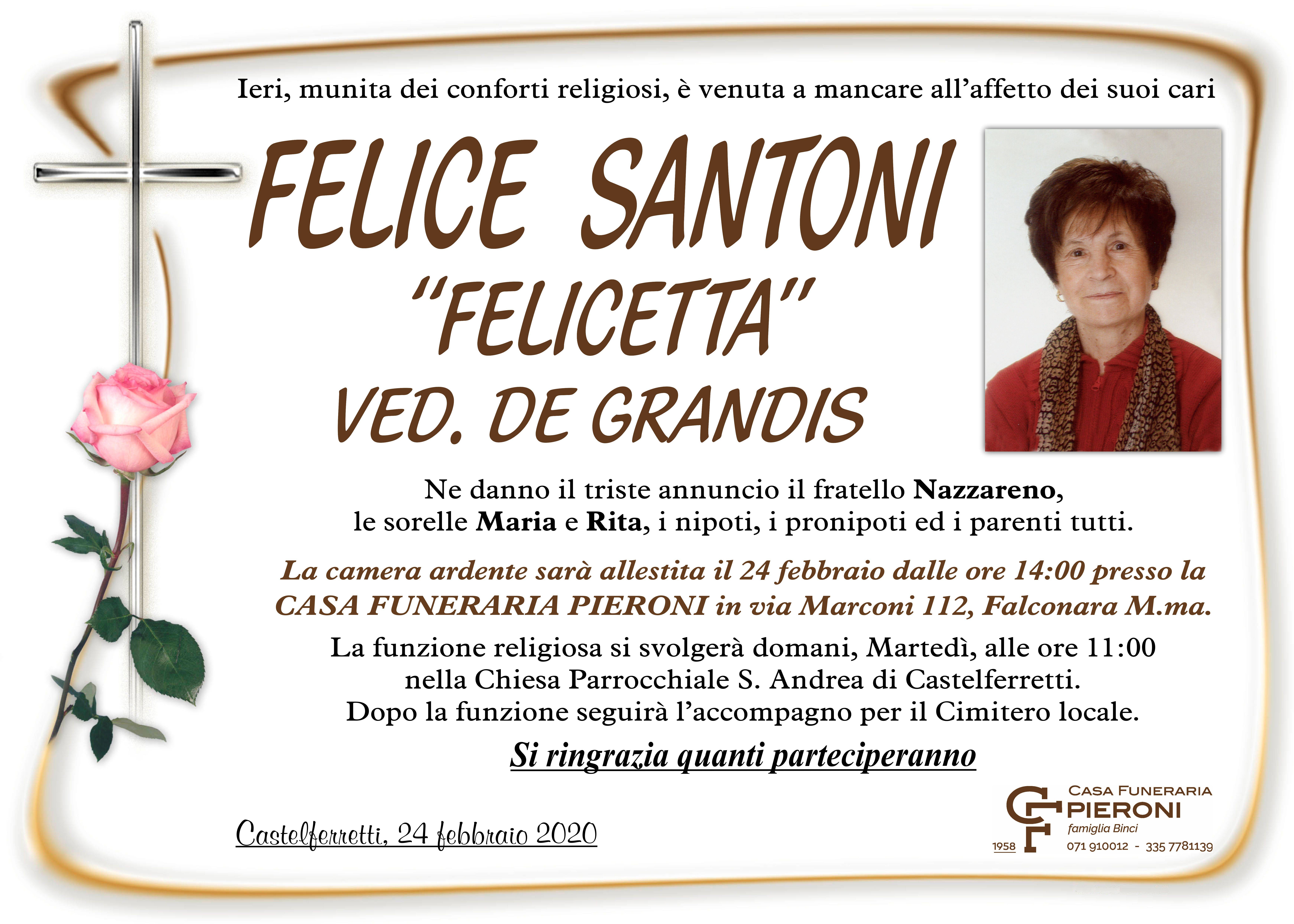 Felice “Felicetta” Santoni