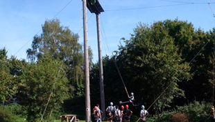 querfeldein hochseilgarten riesenschaukel