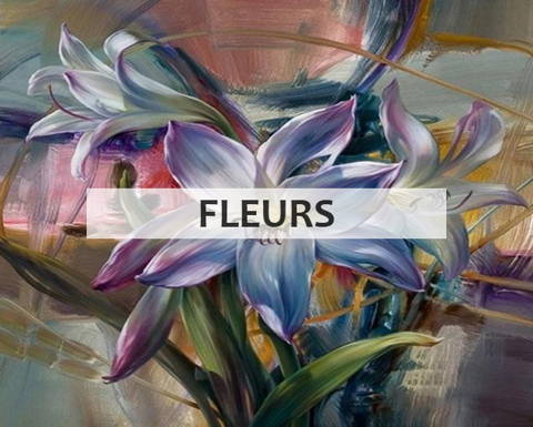 Peinture par numéros collection fleurs