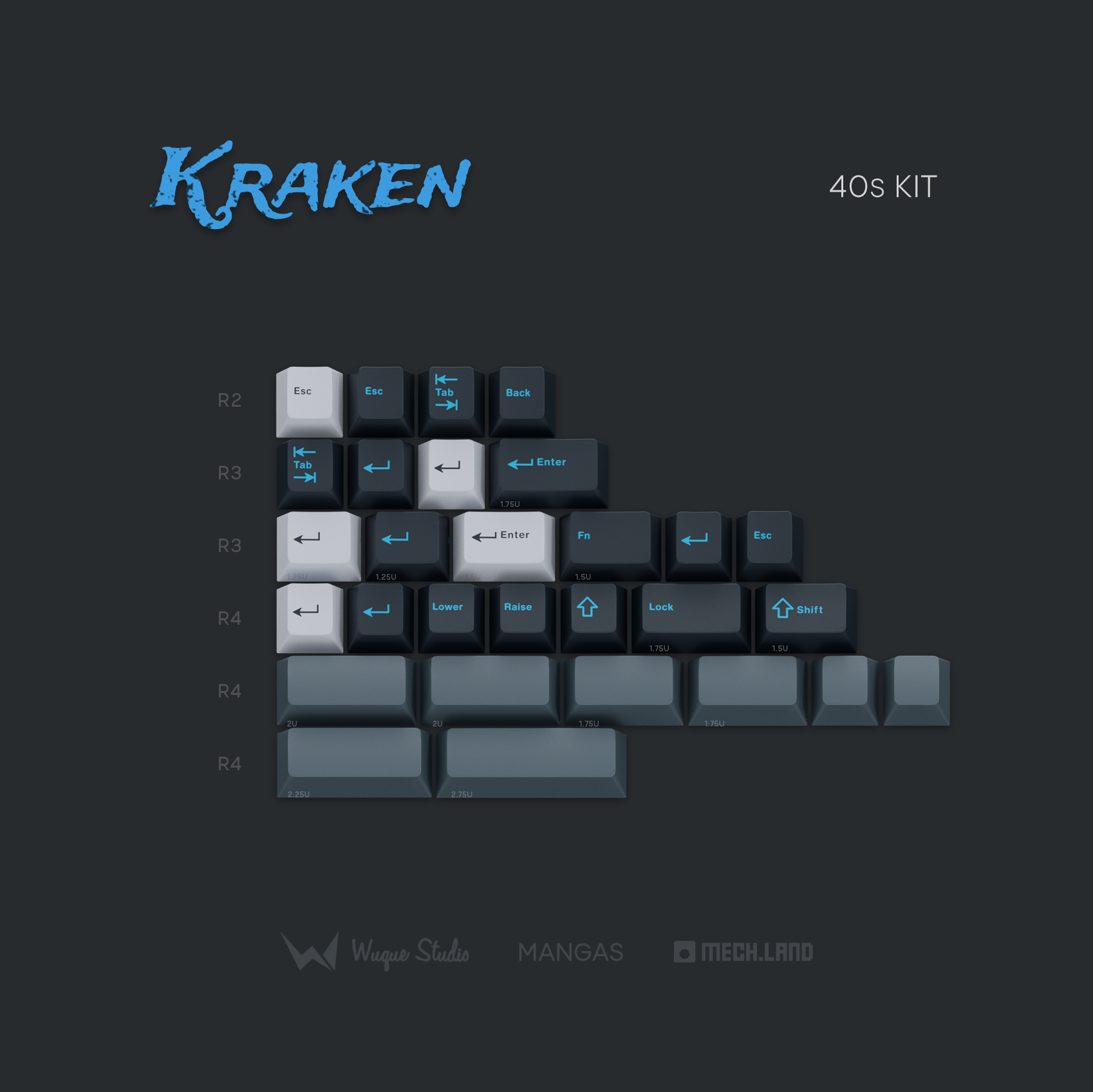 WS Kraken Keycaps – Wuque Studio