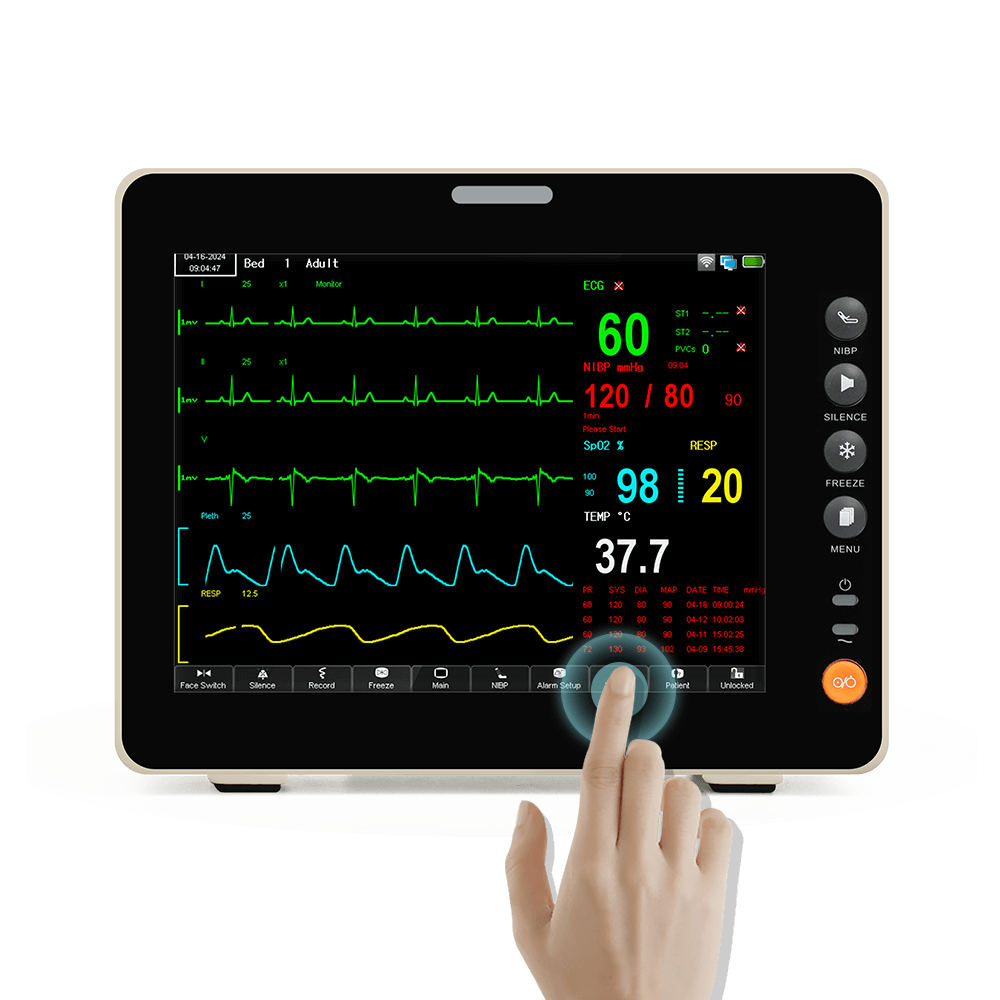 8-Inch Touchscreen Patient Monitor