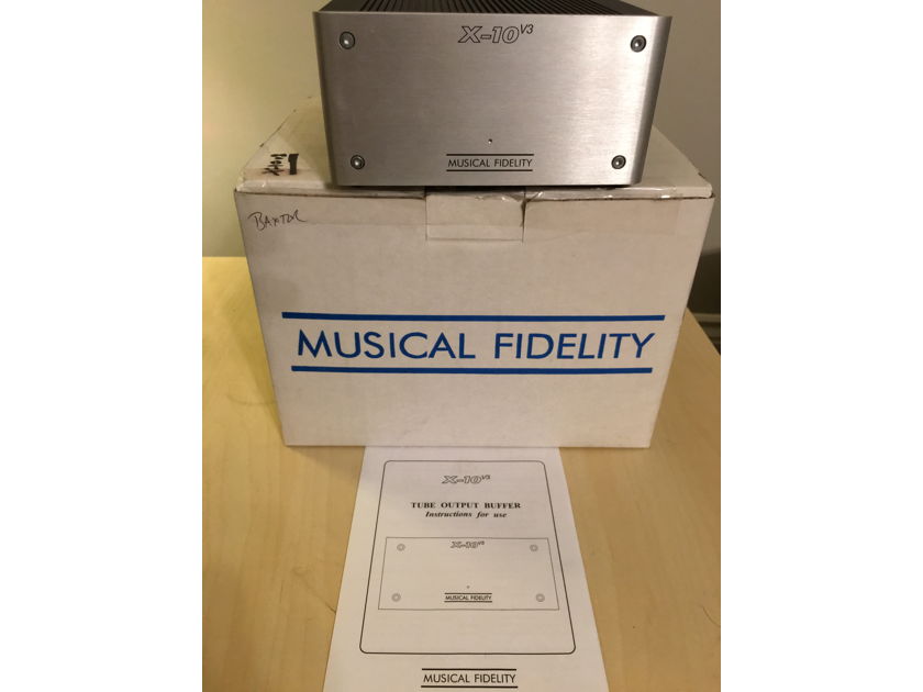 Musical Fidelity X-10 v3 Mu-Vista Tube Buffer - sale pending