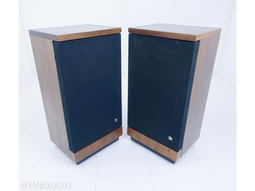 McIntosh XR5 Vintage Floorstanding Speakers; XR-5; Walnut Pair; AS-IS (Need New Surrounds) (15998)