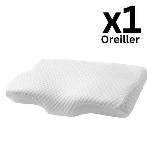 Oreiller Orthopédique, Oreiller Cou, Coussin Memoire de Forme, Oreiller Cervical, Oreiller Therapeutique 