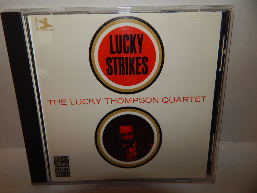 LUCKY THOMPSON Lucky Strikes  - Hank Jones Connie Kay Richard Davis 1987 Prestige OJCCD 194 Fantasy MINT CD
