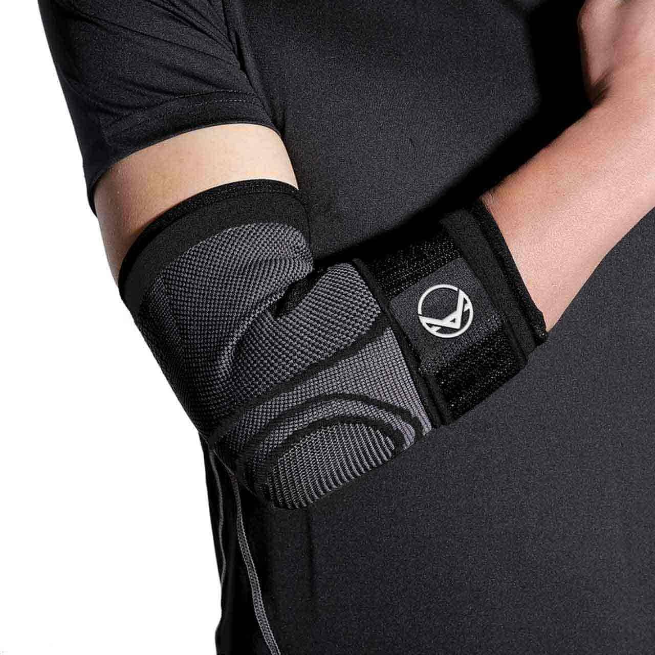 Koprez elbow compression sleeve for men and women. effective elbow pain compression sleeve against tendonitis, bursitis, and tennis elbow