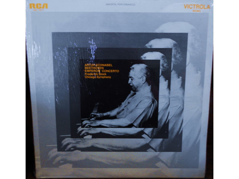 FACTORY SEALED ~ ARTUR SCHNABEL ~ CHICAGO SYMPHONY ~  - BEETHOVEN ~CONCERTO NO 4 ~ RECORDED 1955 ~ RCA VIC 1505 (1970)