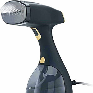 Electrolux Portable Handheld Garment and Fabric Steamer 1500 Watts, Quick Heat Ceramic Plate Steam Nozzle, 2 in 1 Fabric Wrinkle Remover and Clothing Iron, with Fabric, Lint Brush, and Steam Nozzle
