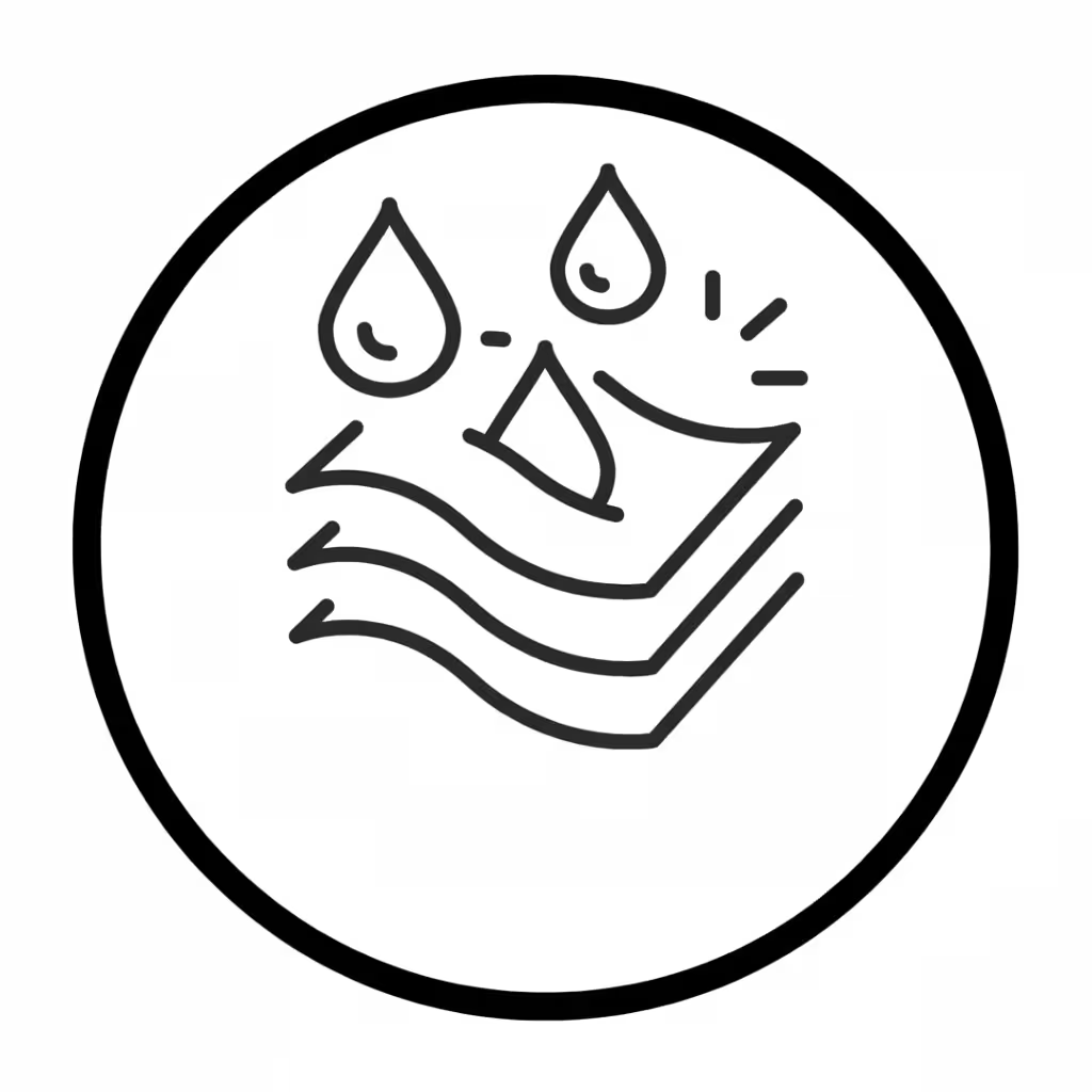 Removes sweat away and keeps skin comfortably dry