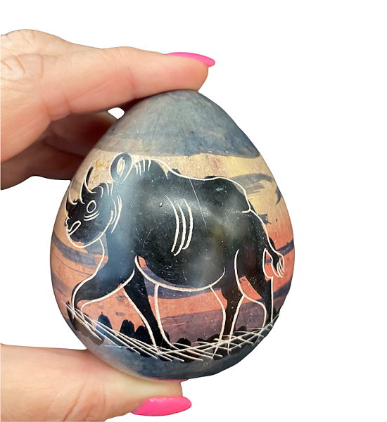 Africa Soapstone Egg