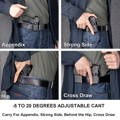 shoulder holster, shoulder belly holster, shoulder holster for fat guy