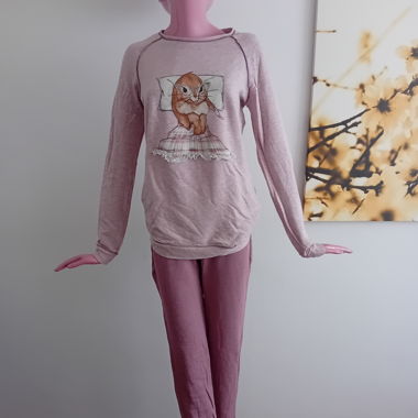 Pyjama, M, zweiteilig, rosa