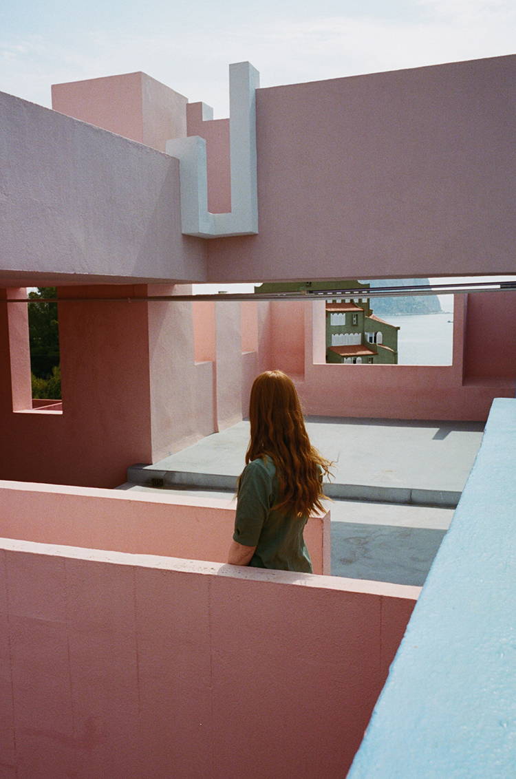 La Muralla Roja by Ricardo Bofill | Photographed by Hannah Davis for Wolf & Moon Jewellery