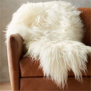Sheepskin for a cozy house