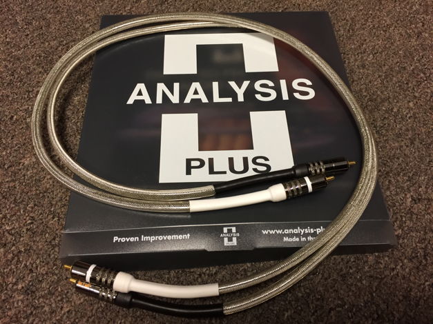 Analysis Plus Inc. Silver Oval-In Interconnects, 1 mete...