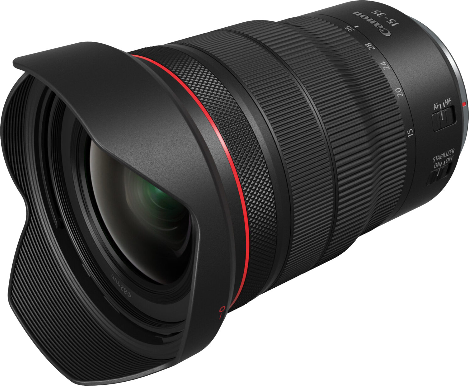 A Canon RF15-35mm f/2.8 L IS USM lens