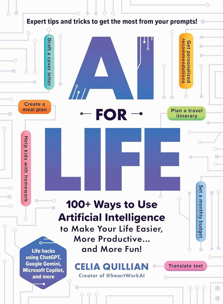 AI for Life book cover by Celia Quillian
