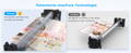 Automatic Anti Jam  Auto start/stop and auto reverse make shredding and paper jams clearing easy. When you mistakenly shred a useful file, you can long press the "REV" button to reverse the file.