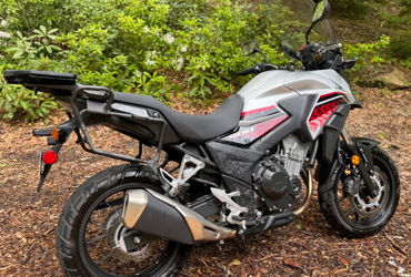 2018 HONDA CB500X motorcycle for rent near Hendersonville, NC
