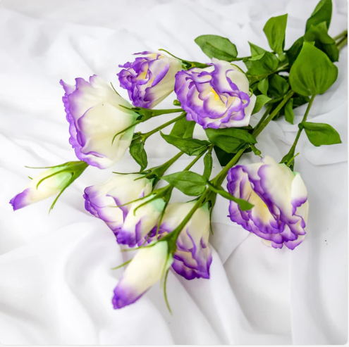 Purple Lisianthus - Realistic Artificial Flowers - Image 2
