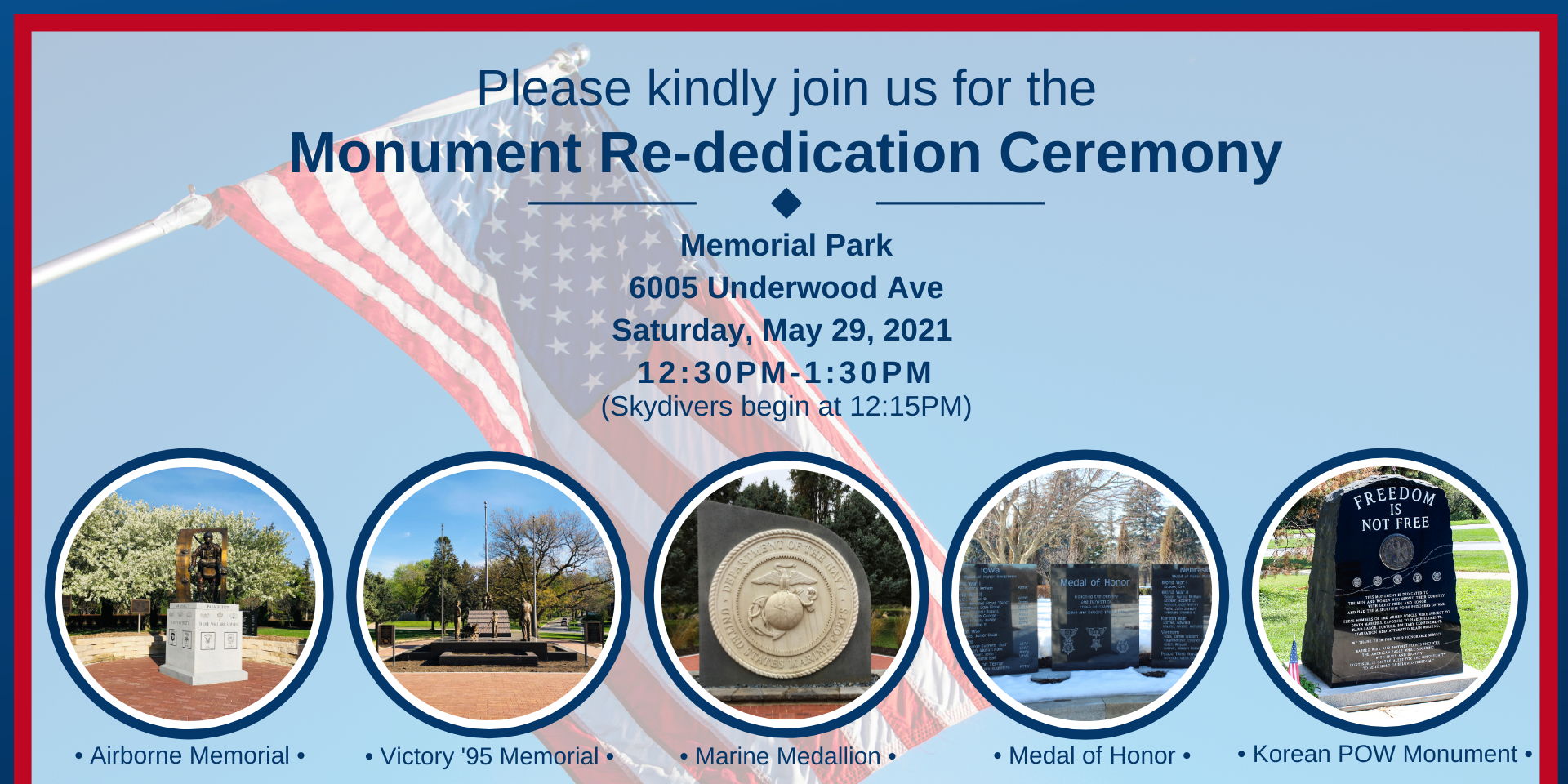 Monument Re-dedication Ceremony promotional image