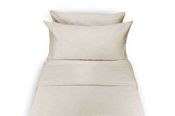 LEVIA Cover in bed Flannel Cotton - Cream