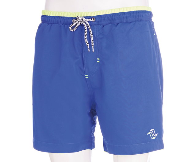 Aqua Perla Mens Rudy SPF50+ Blue Swim Short - Image 4