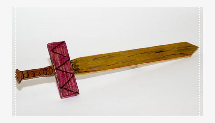 bastel könig schwert