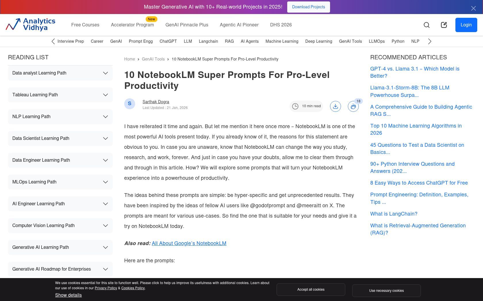 10 NotebookLM Super Prompts For Pro-Level Productivity