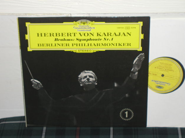Von Karajan/BPO - Brahms No.1 DG German import  2lp
