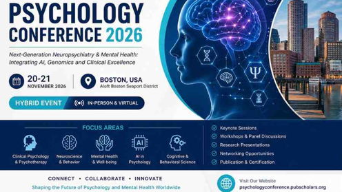 Banner photo of Join Psychology Conference 2026 in Boston | Hybrid Event