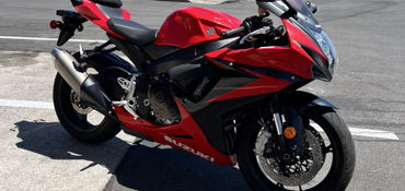 2013 SUZUKI GSX-R600 motorcycle for rent near Jacksonville, FL