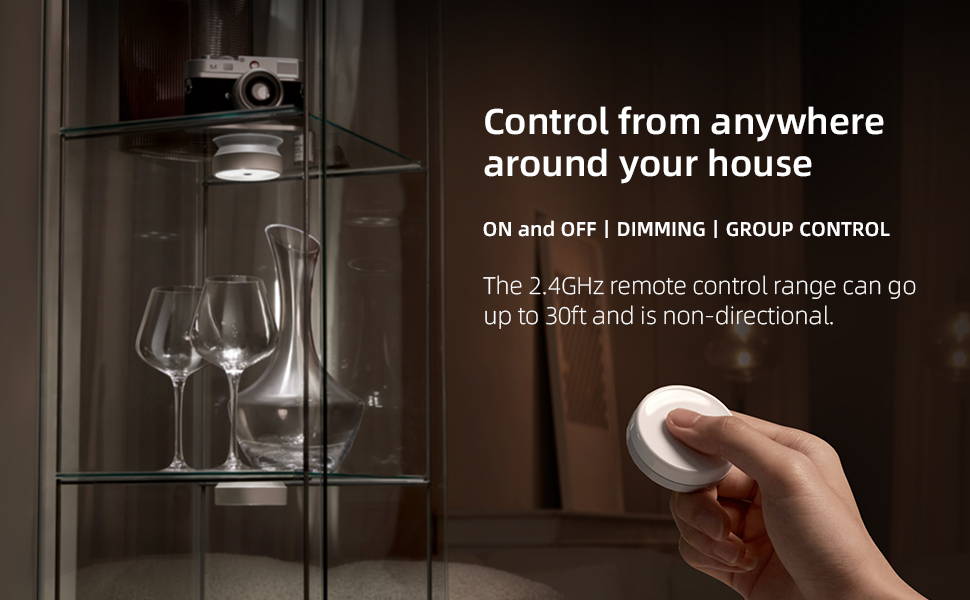 Control from anywhere around your house