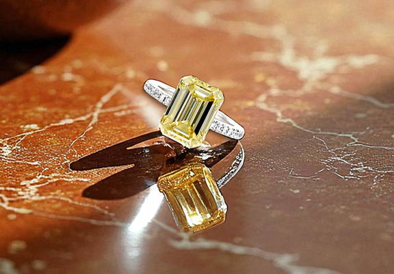 Shop fancy coloured diamond rings - Pobjoy Diamonds