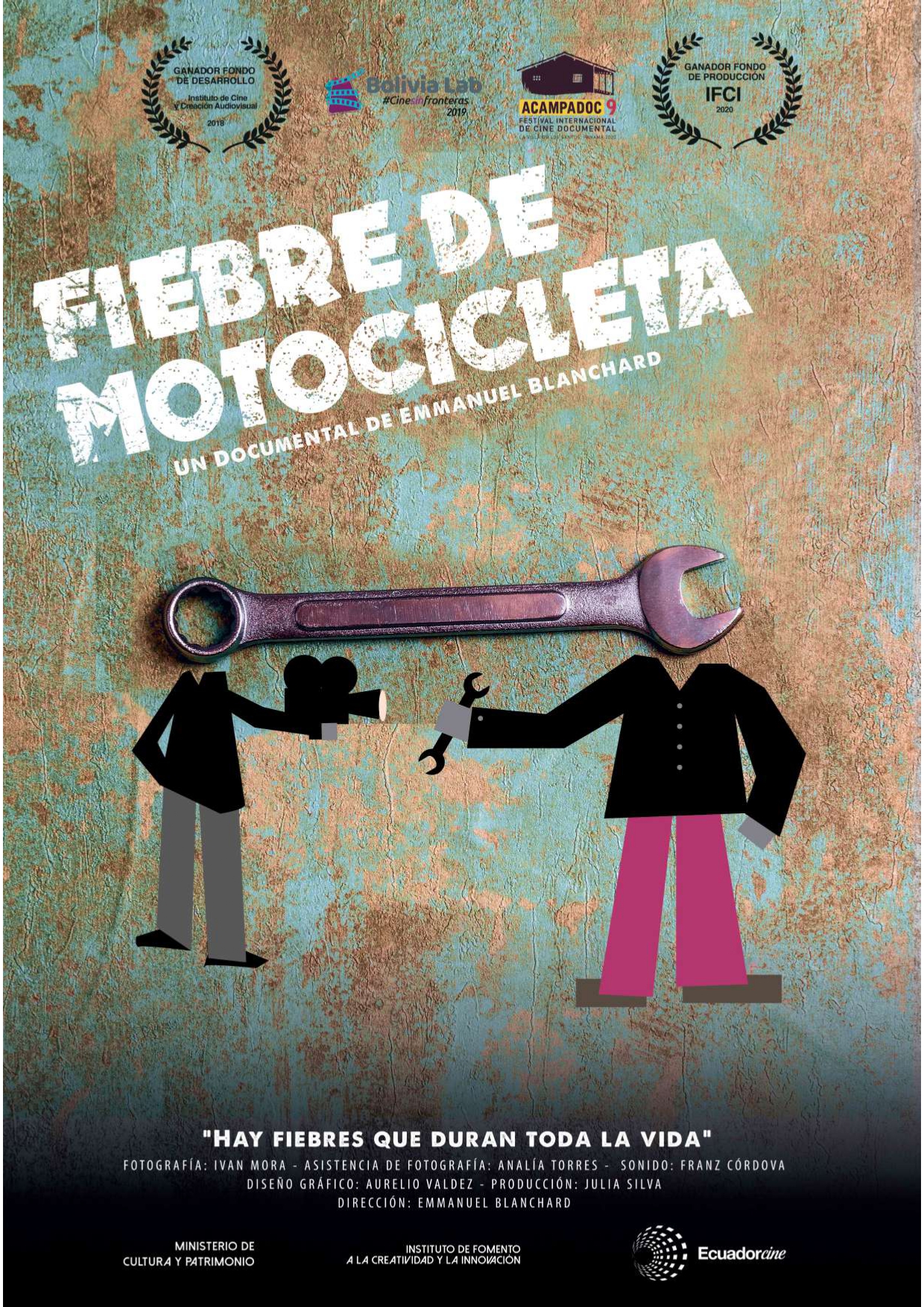 afiche fiebre de motocicleta