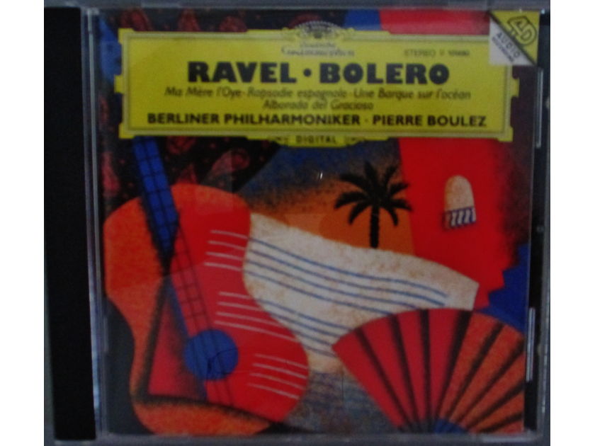 PIERRE BOULEZ (CLASSICAL CD) - RAVEL BOLERO BERLINER PHILHARMONIKER (1994) DEUTSCHE GRAMMOPHON D 105680