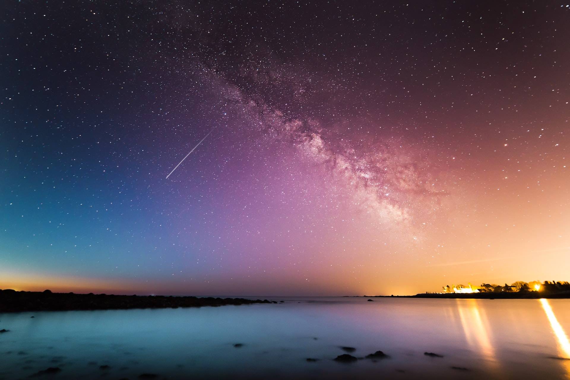 Cielo stellato di notte - Regola del 500