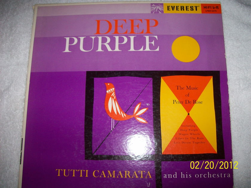 Tutti Camarata and his Orchestra- - Deep Purple  The Music of Peter De Rose -Everest LPBR 5079