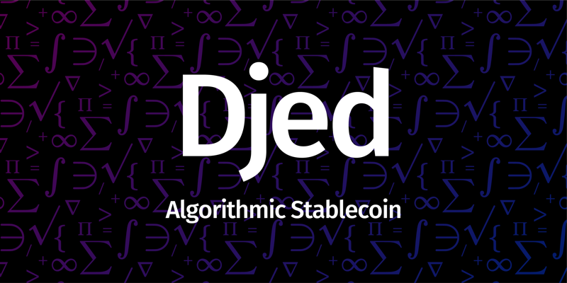 Djed: implementing algorithmic stablecoins for proven price stability