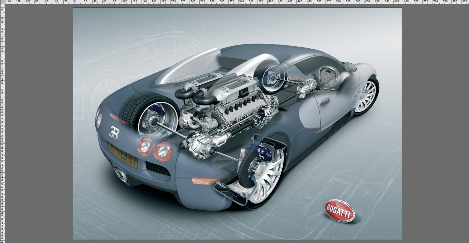 Измерения в Фотошоп или как вывести линейку в Фотошоп